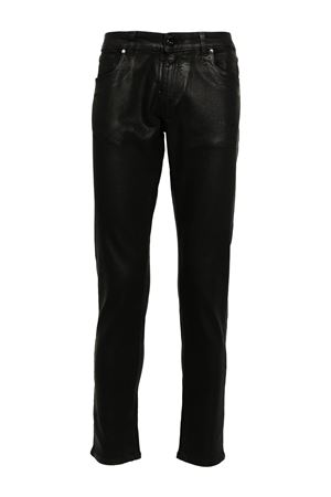 Jeans cerati in misto cotone nero SALVATORE SANTORO | SKINNYD329SPALMBLACK